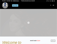 Tablet Screenshot of d2ehairboutique.com